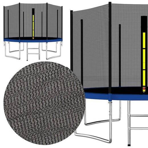 Osłona na sprężyny z siatką do trampoliny zewnętrzną 13FT 396/400/407cm niebieska