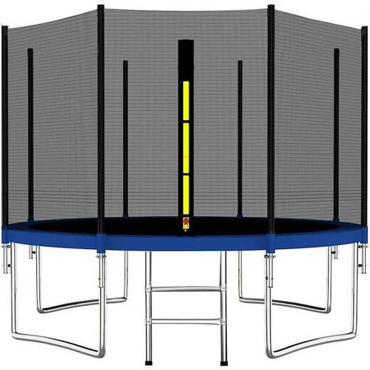 Osłona na sprężyny z siatką do trampoliny zewnętrzną 13FT 396/400/407cm niebieska