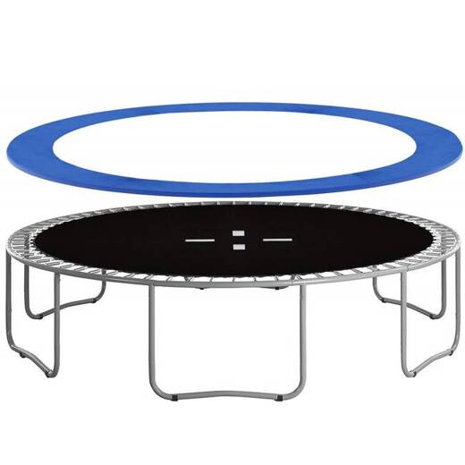 Osłona na sprężyny z siatką do trampoliny zewnętrzną 8FT 244/250/252 cm niebieska