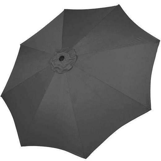 Parasol ogrodowy składany 300 cm duży na balkon ciemnoszary