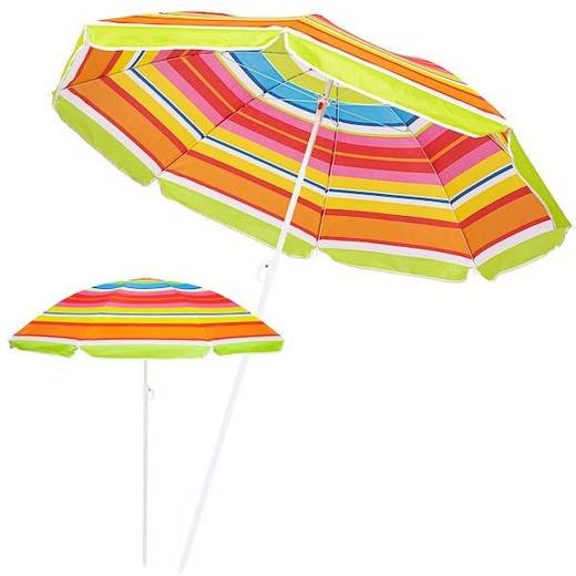 Parasol plażowy 160 cm parasol do ogrodu multikolor