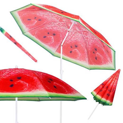 Parasol plażowy 180 cm parasol do ogrodu arbuz