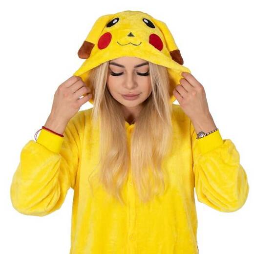 Piżama kigurumi Pikachu kombinezon jednoczęściowy damski rozmiar M