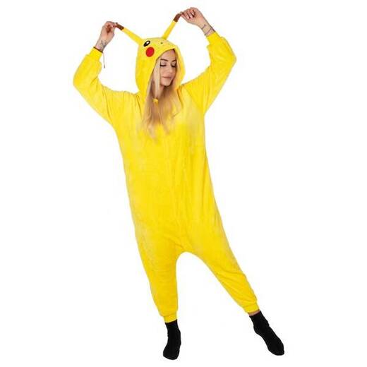 Piżama kigurumi Pikachu kombinezon jednoczęściowy damski rozmiar S