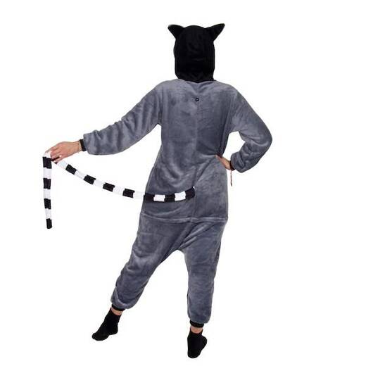 Piżama kigurumi lemur kombinezon jednoczęściowy damski rozmiar L