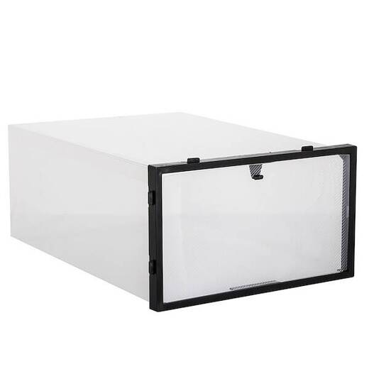 Pudełko na buty z otwieraną klapą 34x23x13,5 cm organizer na obuwie zestaw 10 szt.