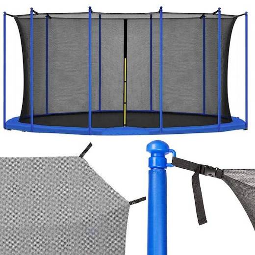 Siatka do trampoliny wewnętrzna 15FT 460 cm 10 słupków