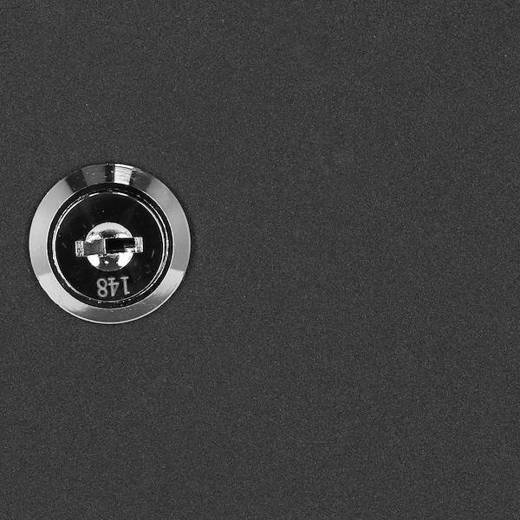 Skrzynka na klucze z zawieszkami metalowy sejf, kasetka czarna