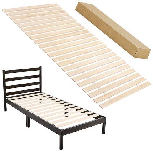 Stelaż do łóżka drewniany premium 160x200 cm z listew