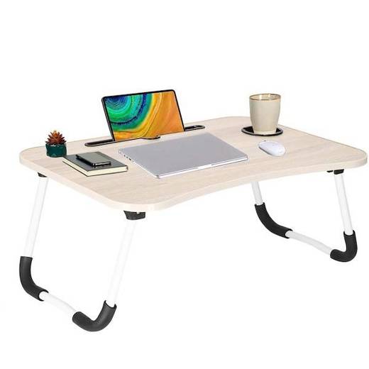 Stolik pod laptopa, składana podstawka na komputer jasny