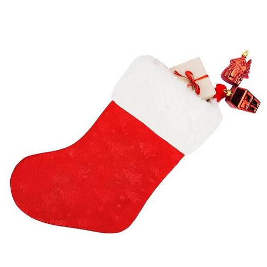 Świąteczna skarpeta but na prezenty Mikołaj