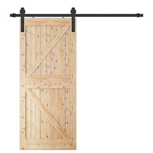 System do drzwi przesuwnych 183 cm prowadnica z ozdobnymi okuciami do 100 kg, barn door stal czarny