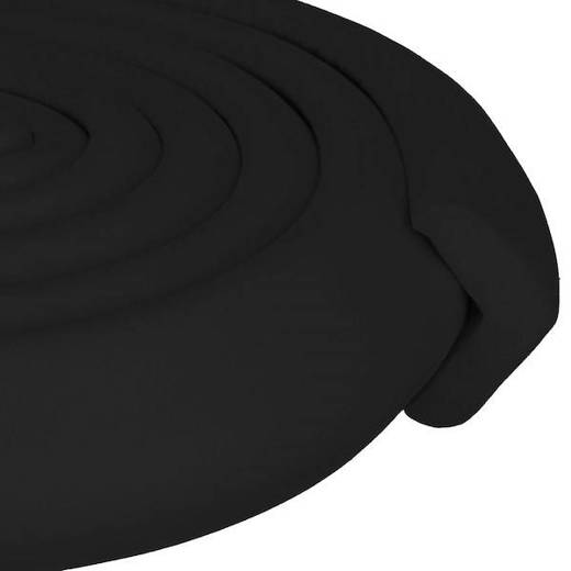 Taśma zabezpieczająca kanty mebli czarna, piankowe zabezpieczenie narożników 200 cm