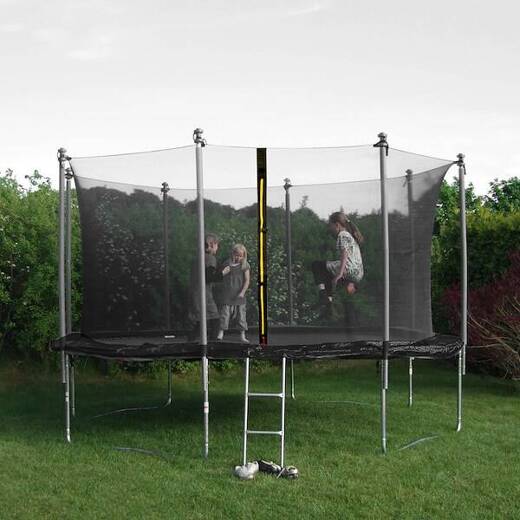 Trampolina ogrodowa dla dzieci 14 FT z siatką wewnętrzną 427-435 cm