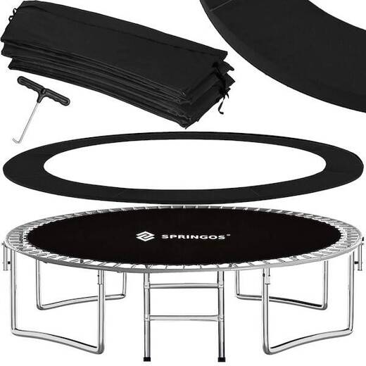 Trampolina ogrodowa dla dzieci 14 FT z siatką wewnętrzną 427-435 cm