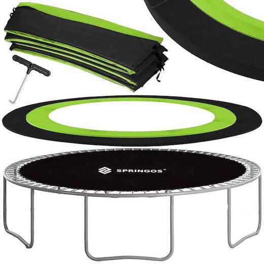 Trampolina ogrodowa dla dzieci 8 FT 244/250/252 cm z siatką wewnętrzną i drabinką