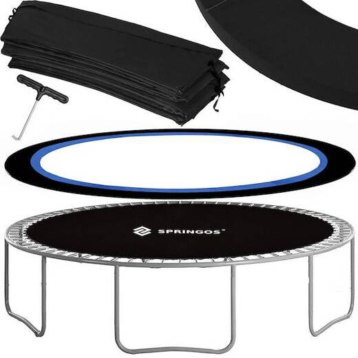 Trampolina ogrodowa dla dzieci 8 FT z siatką i drabinką 245cm