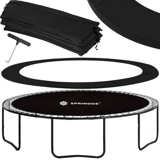 Trampolina ogrodowa dla dzieci 8 FT z siatką wewnętrzną i ringiem 244-252 cm