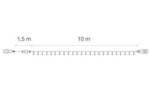 Wąż świetlny 240 Led ciepły biały 11m z programatorem IP44 