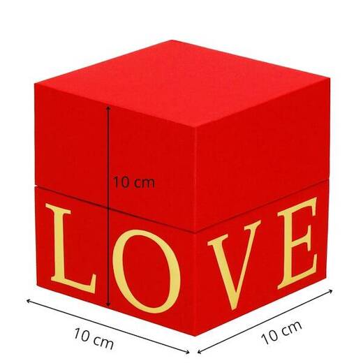 Wieczna róża w pudełku prezentowym Love 