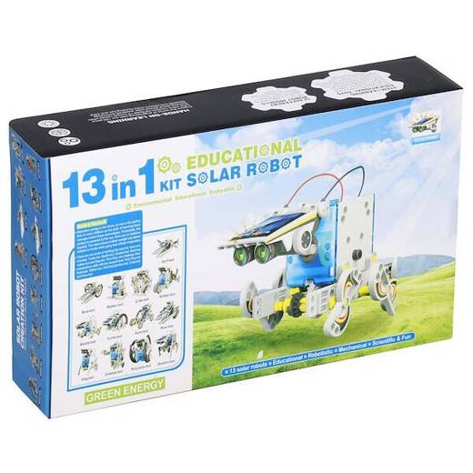 Zabawka solarna robot 13w1 duży zestaw 