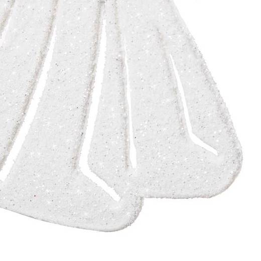 Zawieszki choinkowe białe aniołki na choinkę 11cm 6 szt.