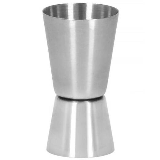 Zestaw barmański 5 elementów shaker i miarka barmańska do drinków srebrny