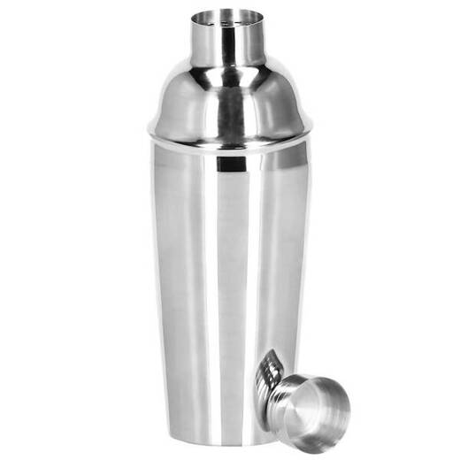 Zestaw barmański 6 elementów shaker 550 ml stal nierdzewna srebrny