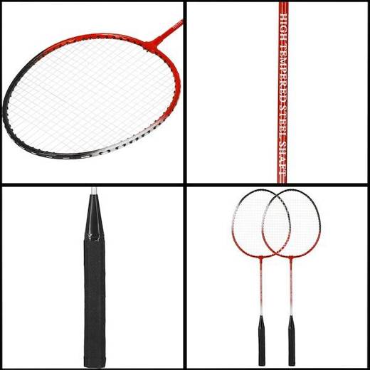Zestaw do badmintona paletki z siatką + lotki
