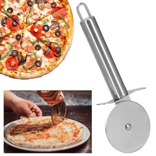 Zestaw łopatka do pizzy 30 cm nóż i szpatułka stal nierdzewna