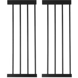 Bramka zabezpieczająca schody 75-138 cm bramka rozporowa brązowo-czarna