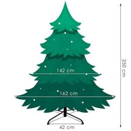 Choinka sztuczna 250 cm premium świerk kaukaski PE