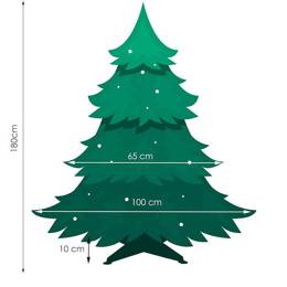 Choinka sztuczna premium 180 cm jodła zielona