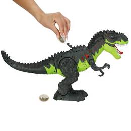 Figurki dinozaurów zestaw dinozaur T-rex świeci znosi jaja