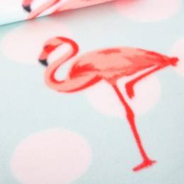 Koc plażowy 130x170 cm piknikowy flamingi mata