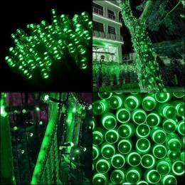 Lampki choinkowe 100 led zielone 8,5 m oświetlenie świąteczne