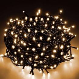 Lampki choinkowe 1000 led bialy ciepły 50m oświetlenie świąteczne IP44