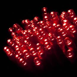 Lampki choinkowe 200 Led czerwone 15,5 m oświetlenie świąteczne