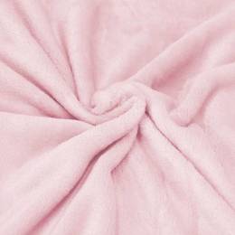 Narzuta na łóżko, pled 200x220 cm koc na kanapę jasny różowy