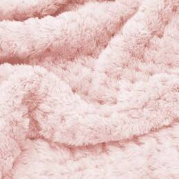 Narzuta na łóżko, pled 200x220 cm tłoczony, dwustronny koc na kanapę różowy