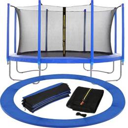 Osłona na sprężyny z siatką do trampoliny wewnętrzną 10FT 300/305/312 cm niebieska