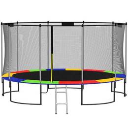 Osłona na sprężyny z siatką do trampoliny wewnętrzną 12FT 244/250/252 cm multikolor