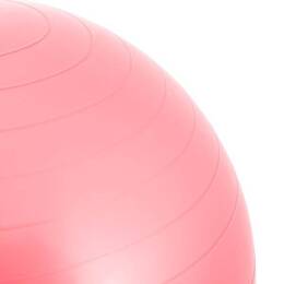 Piłka do ćwiczeń gimnastyczna 75cm rehabilitacyjna różowa
