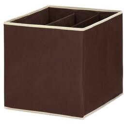 Pudełko do szuflady organizer na bieliznę zestaw 4 szt. brązowy