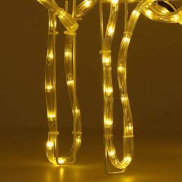Renifer świąteczny 144 LED świetlna dekoracja ozdoba do ogrodu biały ciepły