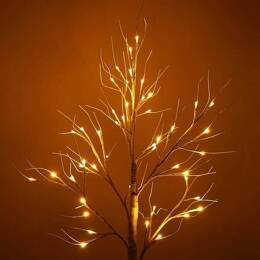 Świecące drzewko 150 cm brzoza 72 Led drzewko świąteczne