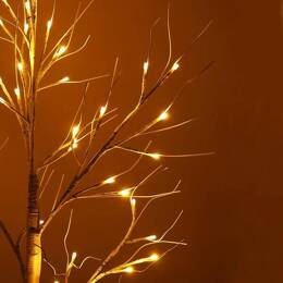 Świecące drzewko 210 cm brzoza 144 Led drzewko świąteczne