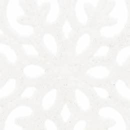 Zawieszki świateczne 8 szt. śnieżynki brokatowe 8 cm białe